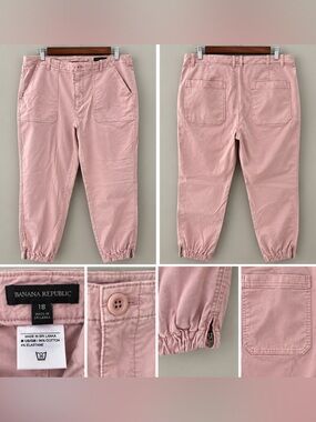 Banana Republic Light Pink' Jogger Pants